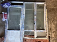 Plastik qapı və pəncərə