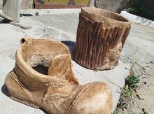 Əl işi gül qabları
