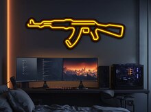 LED neon divar panelləri