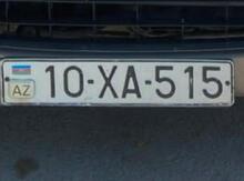 Avtomobil qedyiyyat nişanı - 10-XA-515