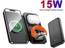 Hoco simsiz enerji yükləyici adapter 3 in1