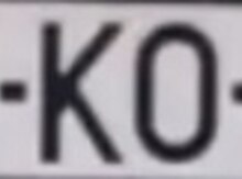 Avtomobil qeydiyyat nişanı -99-KO-299