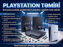 PlayStation təmiri PS3 PS4 PS5 