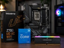 Prosessor I5-12600K, Z790, 32GB 6400MHz