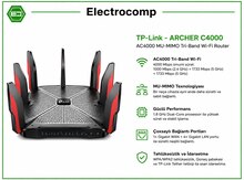  TP-Link Archer C4000 AC4000 MU-MIMO Tri-Band Wi-Fi Router