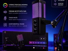 RGB Steaming Mikrofon (USB və 3.5 MM)