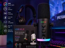 İşıqlı XLR mikrofon