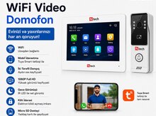 Ntech WiFi Video domofon | Tuya Smart dəstəyi