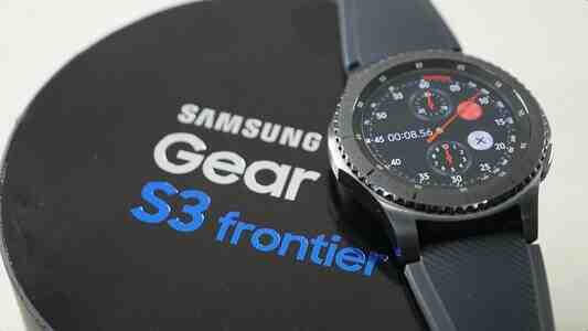 samsung gear s3 frontier r760 space gray