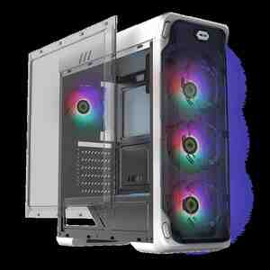 GABINETE GAMEMAX STARLIGHT WHITE FRGB